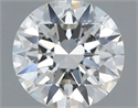 Natural Diamond 0.50 Carats, Round with Excellent Cut, H Color, SI1 Clarity and Certified by GIA