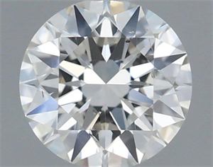 Picture of Natural Diamond 0.50 Carats, Round with Excellent Cut, H Color, SI1 Clarity and Certified by GIA