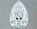 Natural Diamond 1.52 Carats, Pear with  Cut, E Color, VS1 Clarity and Certified by GIA