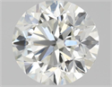 Natural Diamond 0.47 Carats, Round with Very Good Cut, J Color, VS2 Clarity and Certified by GIA
