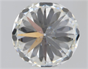Natural Diamond 0.40 Carats, Round with Very Good Cut, H Color, VVS1 Clarity and Certified by GIA