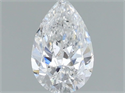 Natural Diamond 0.51 Carats, Pear with  Cut, E Color, I1 Clarity and Certified by GIA