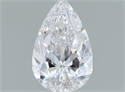 Natural Diamond 0.70 Carats, Pear with  Cut, D Color, VS2 Clarity and Certified by GIA