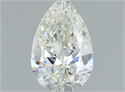 Natural Diamond 0.53 Carats, Pear with  Cut, I Color, SI1 Clarity and Certified by GIA