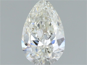 Picture of Natural Diamond 0.53 Carats, Pear with  Cut, I Color, SI1 Clarity and Certified by GIA