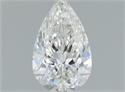 Natural Diamond 0.70 Carats, Pear with  Cut, H Color, VS2 Clarity and Certified by GIA