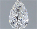 Natural Diamond 0.70 Carats, Pear with  Cut, F Color, VS2 Clarity and Certified by GIA
