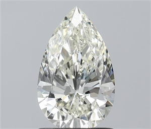 Picture of Natural Diamond 1.03 Carats, Pear with  Cut, J Color, SI2 Clarity and Certified by IGI
