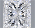 Natural Diamond 0.70 Carats, Princess with  Cut, E Color, VS2 Clarity and Certified by GIA