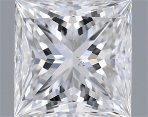 Picture of Natural Diamond 0.70 Carats, Princess with  Cut, E Color, VS2 Clarity and Certified by GIA