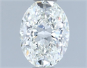 Natural Diamond 0.90 Carats, Oval with  Cut, G Color, VVS1 Clarity and Certified by IGI
