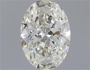 Foto Diamante Natural 0.73 quilates, Ovalado , Color J, claridad SI1 y certificado GIA de