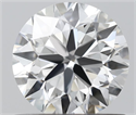 Diamante Natural 0.70 quilates, Redondo , Color F, claridad VVS2 y certificado IGI
