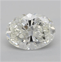 Diamante Natural 1.40 quilates, Ovalado , Color J, claridad SI1 y certificado GIA
