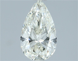 Picture of Natural Diamond 1.00 Carats, Pear with  Cut, I Color, VVS2 Clarity and Certified by IGI