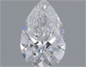 Natural Diamond 0.42 Carats, Pear with  Cut, D Color, VVS1 Clarity and Certified by GIA