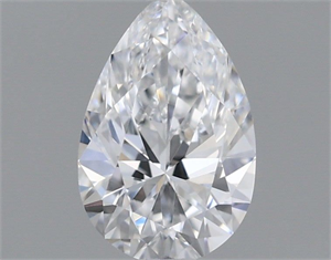 Foto Diamante Natural 0.41 quilates, De pera , Color D, claridad VS1 y certificado GIA de