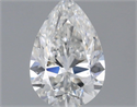 Diamante Natural 0.40 quilates, De pera , Color G, claridad VVS2 y certificado GIA