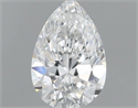 Diamante Natural 0.40 quilates, De pera , Color E, claridad VVS1 y certificado GIA