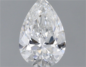Picture of Natural Diamond 0.55 Carats, Pear with  Cut, E Color, VS1 Clarity and Certified by GIA