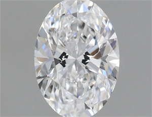 Picture of Natural Diamond 0.45 Carats, Oval with  Cut, D Color, VVS1 Clarity and Certified by GIA