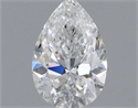 Diamante Natural 0.40 quilates, De pera , Color E, claridad VVS1 y certificado GIA
