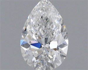 Foto Diamante Natural 0.40 quilates, De pera , Color E, claridad VVS1 y certificado GIA de