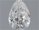 Diamante Natural 0.43 quilates, De pera , Color F, claridad VS1 y certificado GIA