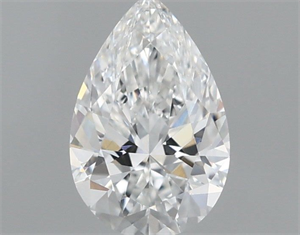 Picture of Natural Diamond 0.61 Carats, Pear with  Cut, E Color, VS1 Clarity and Certified by GIA
