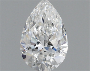 Picture of Natural Diamond 0.63 Carats, Pear with  Cut, F Color, VS2 Clarity and Certified by GIA