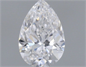 Natural Diamond 0.52 Carats, Pear with  Cut, D Color, VS1 Clarity and Certified by GIA