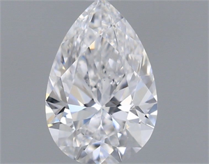 Picture of Natural Diamond 0.52 Carats, Pear with  Cut, D Color, VS1 Clarity and Certified by GIA