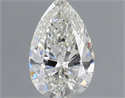 Natural Diamond 0.40 Carats, Pear with  Cut, G Color, VS2 Clarity and Certified by IGI