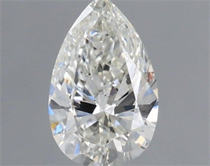 Picture of Natural Diamond 0.40 Carats, Pear with  Cut, G Color, VS2 Clarity and Certified by IGI