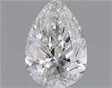 Diamante Natural 0.41 quilates, De pera , Color F, claridad VS2 y certificado GIA
