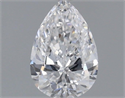 Natural Diamond 0.50 Carats, Pear with  Cut, D Color, VS1 Clarity and Certified by GIA
