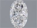 Natural Diamond 0.40 Carats, Oval with  Cut, E Color, VS1 Clarity and Certified by GIA
