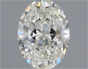Natural Diamond 0.80 Carats, Oval with  Cut, I Color, SI1 Clarity and Certified by GIA