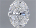 Diamante Natural 0.52 quilates, Ovalado , Color E, claridad SI1 y certificado GIA