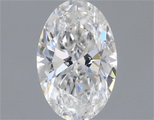 Picture of Natural Diamond 0.50 Carats, Oval with  Cut, E Color, SI1 Clarity and Certified by GIA