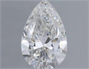 Natural Diamond 0.70 Carats, Pear with  Cut, F Color, SI2 Clarity and Certified by GIA