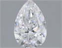 Natural Diamond 0.70 Carats, Pear with  Cut, D Color, SI1 Clarity and Certified by GIA