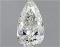 Natural Diamond 0.50 Carats, Pear with  Cut, I Color, SI2 Clarity and Certified by GIA
