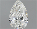 Natural Diamond 0.50 Carats, Pear with  Cut, G Color, VVS2 Clarity and Certified by GIA