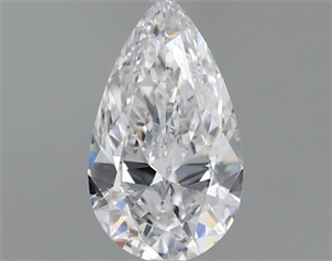 Picture of Natural Diamond 0.40 Carats, Pear with  Cut, D Color, SI2 Clarity and Certified by GIA