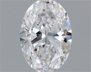 Foto Diamante Natural 0.40 quilates, Ovalado , Color D, claridad VVS1 y certificado GIA de