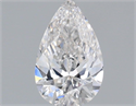 Natural Diamond 0.70 Carats, Pear with  Cut, F Color, VVS1 Clarity and Certified by GIA