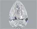 Diamante Natural 0.40 quilates, De pera , Color E, claridad SI2 y certificado GIA