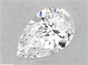 Natural Diamond 2.25 Carats, Pear with  Cut, D Color, FL Clarity and Certified by GIA