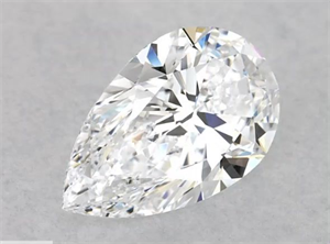 Picture of Natural Diamond 2.25 Carats, Pear with  Cut, D Color, FL Clarity and Certified by GIA